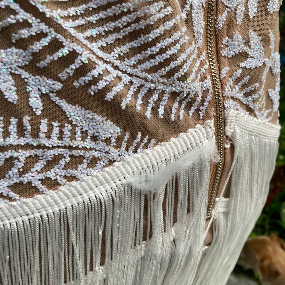 L’atiste Fringe & Sequin Dres Nwt Sz M - image 7